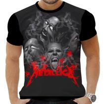 Camiseta Camisa Personalizada Rock Metal Metallica 4_x000D_