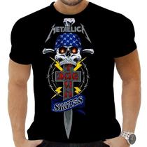 Camiseta Camisa Personalizada Rock Metal Metallica 6_x000D_