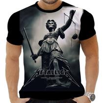 Camiseta Camisa Personalizada Rock Metal Metallica 8_x000D_