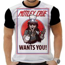 Camiseta Camisa Personalizada Rock Metal Motley Crue 14