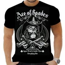 Camiseta Camisa Personalizada Rock Metal Motor Head 2 Camiseta Camisa Personalizada Rock Metal Motor Head 2