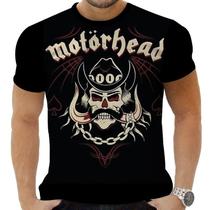 Camiseta Camisa Personalizada Rock Metal Motor Head 4_x000D_