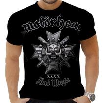 Camiseta Camisa Personalizada Rock Metal Motor Head 8_x000D_