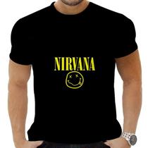 Camiseta Camisa Personalizada Rock Metal Nirvana 10 Camiseta Camisa Personalizada Rock Metal Nirvana 10
