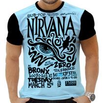 Camiseta Camisa Personalizada Rock Metal Nirvana 14 Camiseta Camisa Personalizada Rock Metal Nirvana 14