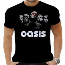 Camiseta Camisa Personalizada Rock Metal Oasis 7_x000D_