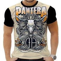 Camiseta Camisa Personalizada Rock Metal Pantera 10_x000D_