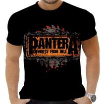 Camiseta Camisa Personalizada Rock Metal Pantera 3_x000D_