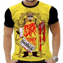 Camiseta Camisa Personalizada Rock Metal Pearl Jam 10