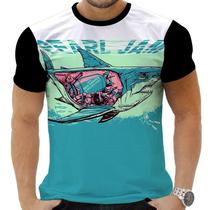 Camiseta Camisa Personalizada Rock Metal Pearl Jam 11
