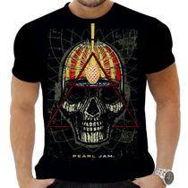Camiseta Camisa Personalizada Rock Metal Pearl Jam 19