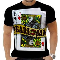 Camiseta Camisa Personalizada Rock Metal Pearl Jam 33