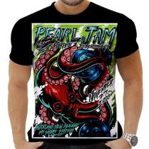 Camiseta Camisa Personalizada Rock Metal Pearl Jam 36