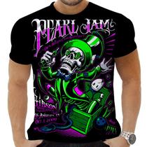 Camiseta Camisa Personalizada Rock Metal Pearl Jam 39