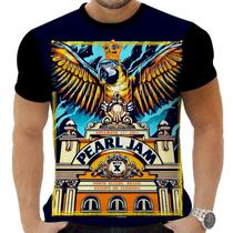 Camiseta Camisa Personalizada Rock Metal Pearl Jam 41