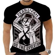 Camiseta Camisa Personalizada Rock Metal Pearl Jam 57 Camiseta Camisa Personalizada Rock Metal Pearl Jam 57