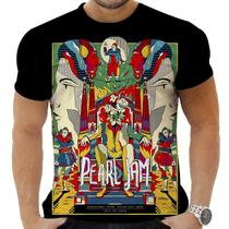 Camiseta Camisa Personalizada Rock Metal Pearl Jam 59
