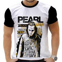 Camiseta Camisa Personalizada Rock Metal Pearl Jam 60