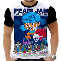 Camiseta Camisa Personalizada Rock Metal Pearl Jam 63_x000D_