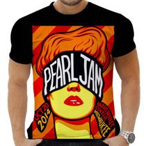 Camiseta Camisa Personalizada Rock Metal Pearl Jam 69