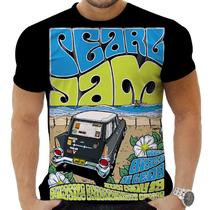 Camiseta Camisa Personalizada Rock Metal Pearl Jam 8