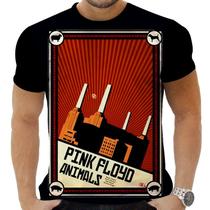 Camiseta Camisa Personalizada Rock Metal Pink Floyd 10_x000D_