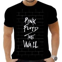 Camiseta Camisa Personalizada Rock Metal Pink Floyd 24_x000D_