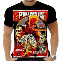 Camiseta Camisa Personalizada Rock Metal Primus 7 Camiseta Camisa Personalizada Rock Metal Primus 7