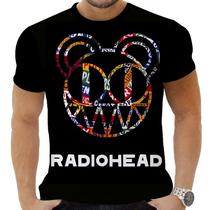 Camiseta Camisa Personalizada Rock Metal Radiohead 1 Camiseta Camisa Personalizada Rock Metal Radiohead 1