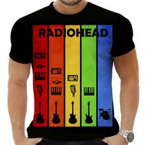 Camiseta Camisa Personalizada Rock Metal Radiohead 13_x000D_