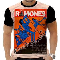 Camiseta Camisa Personalizada Rock Metal Ramones 2_x000D_