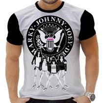 Camiseta Camisa Personalizada Rock Metal Ramones 5 Camiseta Camisa Personalizada Rock Metal Ramones 5