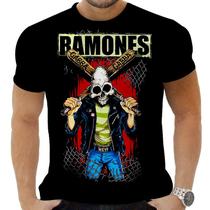 Camiseta Camisa Personalizada Rock Metal Ramones 6_x000D_