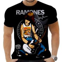 Camiseta Camisa Personalizada Rock Metal Ramones 9_x000D_