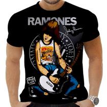 Camiseta Camisa Personalizada Rock Metal Ramones 9 Camiseta Camisa Personalizada Rock Metal Ramones 9