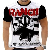 Camiseta Camisa Personalizada Rock Metal Rancid 3 Camiseta Camisa Personalizada Rock Metal Rancid 3