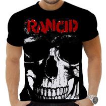 Camiseta Camisa Personalizada Rock Metal Rancid 7 Camiseta Camisa Personalizada Rock Metal Rancid 7