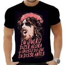 Camiseta Camisa Personalizada Rock Metal Raul Seixas 17