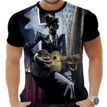 Camiseta Camisa Personalizada Rock Metal Roberth Johnson 2 Camiseta Camisa Personalizada Rock Metal Roberth Johnson 2