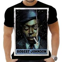 Camiseta Camisa Personalizada Rock Metal Roberth Johnson 4 Camiseta Camisa Personalizada Rock Metal Roberth Johnson 4