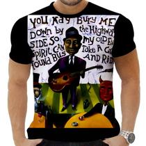 Camiseta Camisa Personalizada Rock Metal Roberth Johnson 9 Camiseta Camisa Personalizada Rock Metal Roberth Johnson 9