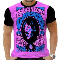 Camiseta Camisa Personalizada Rock Metal Rolling Stones 1 Camiseta Camisa Personalizada Rock Metal Rolling Stones 1