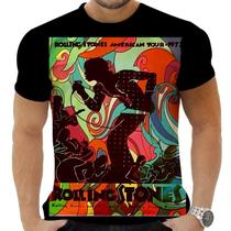 Camiseta Camisa Personalizada Rock Metal Rolling Stones 2