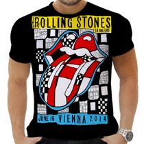 Camiseta Camisa Personalizada Rock Metal Rolling Stones 3