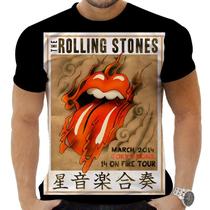 Camiseta Camisa Personalizada Rock Metal Rolling Stones 8_x000D_