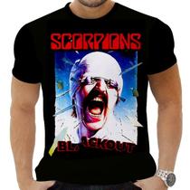Camiseta Camisa Personalizada Rock Metal Scorpion 4
