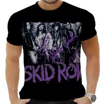 Camiseta Camisa Personalizada Rock Metal Skid Row 1_x000D_