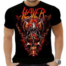 Camiseta Camisa Personalizada Rock Metal Slayer 8_x000D_