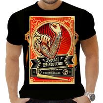 Camiseta Camisa Personalizada Rock Metal Social Distortion 1_x000D_