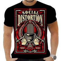 Camiseta Camisa Personalizada Rock Metal Social Distortion 7_x000D_